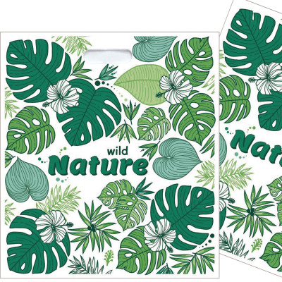 Torba Monstera biała DKT 40x45cm (1967)